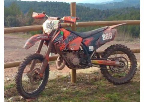 Ktm 125 sx x bici de montaña