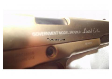 Socom gear 24k gold plated classic government 1911