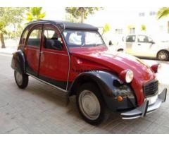 2 cv restaurado descapotable historico por moto harley