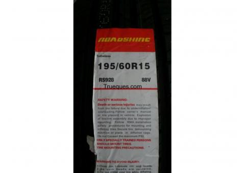 4 cauchos r15 195/60r15 roadshine