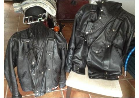 Cambio cazadora chaqueta cuero moto kiwi