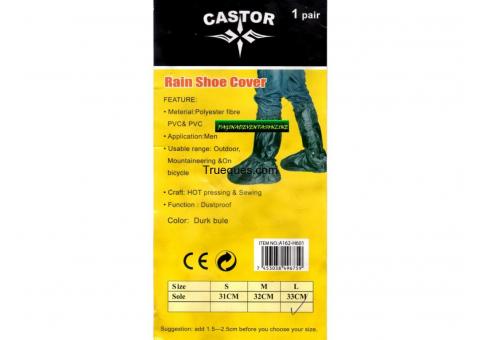 Cubre zapatos botas pvc zuela alto 41cm talla l